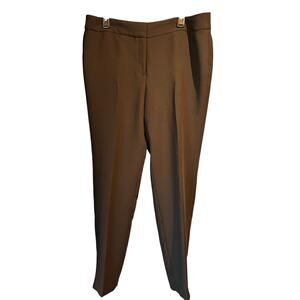 Talbot's Size 14 Black Dress Pants Straight Leg Office Work Professional